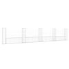 vidaXL Gabionenkorb U-Form mit 5 S&auml;ulen Eisen 500x20x100 cm