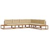 vidaXL Outdoor-Sofagarnitur 6 stk. Natur und Beige