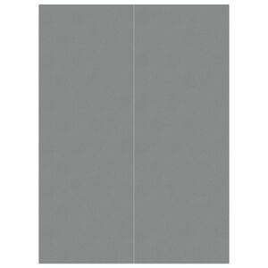 vidaXL Pool-Bodentuch Hellgrau 300x220 cm Polyester Geotextil