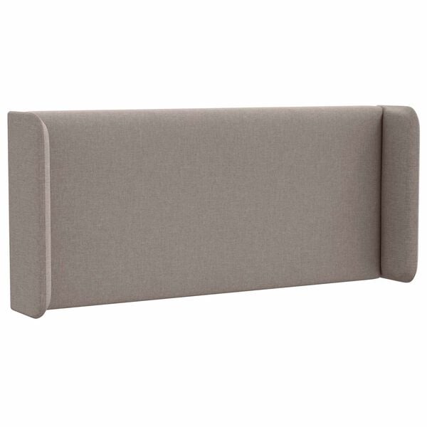 vidaXL Kopfteil Ohr Taupe 40,5 x 40,5 x 4 cm Stoff