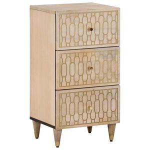 vidaXL Beistellschrank 40x33x75 cm Massivholz Mango