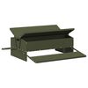 vidaXL H&uuml;hnertretfeeder Olive Gr&uuml;n 75 x 53 x 20,5 cm