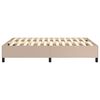 vidaXL Boxspringbettgestell Cappuccino-Braun 140x200 cm Kunstleder