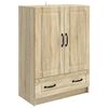 vidaXL Sideboard Sonoma-Eiche 66 x 34,5 x 92 cm Holzwerkstoff