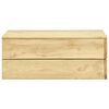 vidaXL Gartentisch 75x75x31 cm Kiefernholz Imprägniert