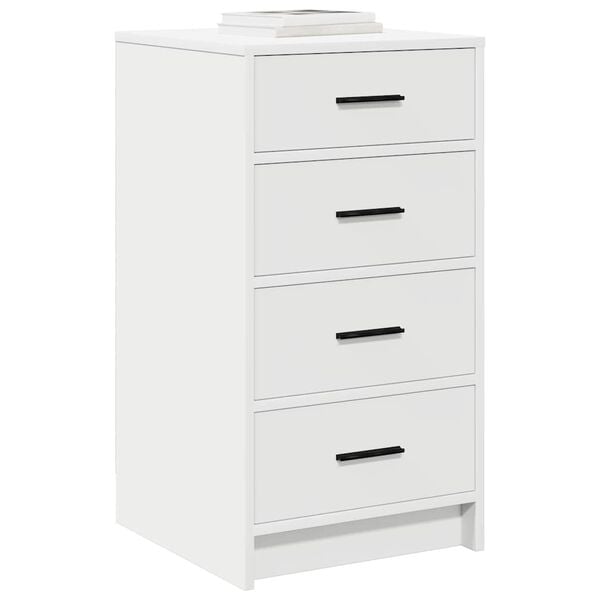 vidaXL Sideboard mit Schubladen Weiß 40 x 41 x 75 cm Holzwerkstoff