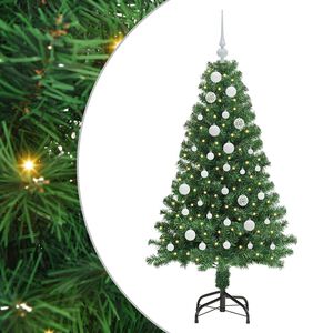 vidaXL K&uuml;nstlicher Weihnachtsbaum mit 150 LEDs mit St&auml;nder Gr&uuml;n 150 cm