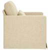 vidaXL Sofa Creme Gesamtabmessungen: 78 x 78 x 80 cm (B x T x H) Samt