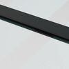 vidaXL Schiebet&uuml;r mit Beschlag Schwarz 102x205 cm ESG-Glas