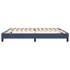 vidaXL Boxspringbettgestell Blau 200x200 cm Stoff