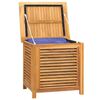 vidaXL Gartenbox mit Beutel 60x50x58 cm Massivholz Teak