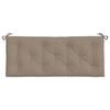 vidaXL Gartenbank-Auflage Taupe 120x50x7 cm Oxford-Gewebe