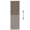 vidaXL Verdunkelungsrollo Kaffeebraun 55x130cm Stoffbreite 50,7 cm