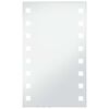 vidaXL Badezimmer-Wandspiegel mit LEDs 60x100 cm