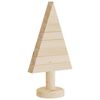 vidaXL Deko-Weihnachtsbäume 2 Stk. Holz 30 cm Massivholz Kiefer