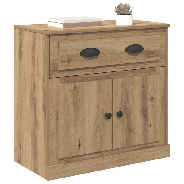 vidaXL Highboard Artisan-Eiche 70 x 35,5 x 67,5 cm Holzwerkstoff