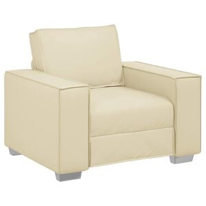 vidaXL Sofa Creme 99 x 78 x 84 cm Stoff