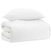 vidaXL Bettw&auml;sche-Set Wei&szlig; 135 x 200 cm Baumwolle, Bambus, Polyester