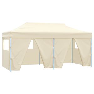 vidaXL Partyzelt 291 x 580 x 315 cm Creme Oxford-Stoff