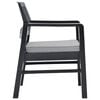 vidaXL 3-tlg. Garten-Lounge-Set Kunststoff Anthrazit