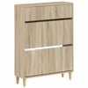 vidaXL Schuhschrank ARNHEM 78 x 24 x 103 cm Holzwerkstoff Sonoma-Eiche