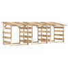 vidaXL Pergolen mit Dach 3 Stk. 100x90x100 cm Kiefernholz Impr&auml;gniert