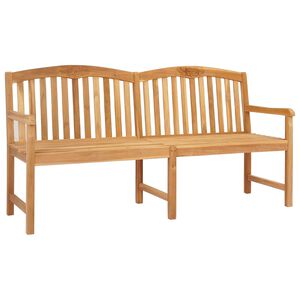 vidaXL Handgefertigte Rosenbank 150 x 60 x 90 cm Massivholz Teak Natur