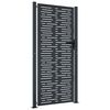 vidaXL Gartentor Anthrazit 100x175 cm Stahl Quadratisches Design