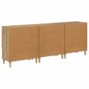 vidaXL Sideboards 3 pcs Artisan-Eiche 60 x 35 x 70 cm Holzwerkstoff