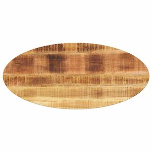 vidaXL Tischplatte 110x40x3,8 cm Oval Massivholz Mango