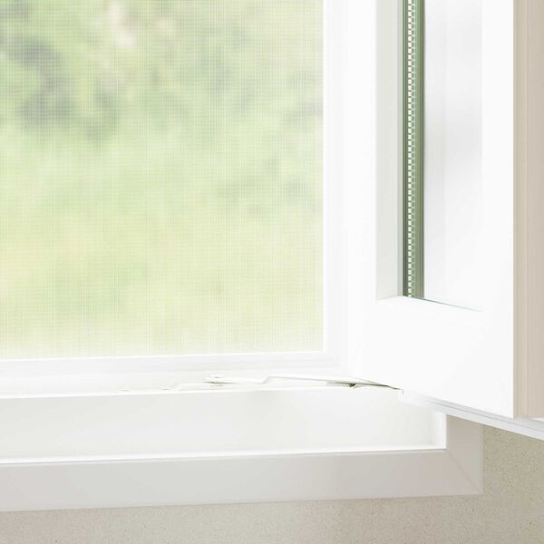 vidaXL Insektenschutzgitter Weiß 60 x 2000 cm Glasfaser