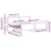 vidaXL Bettrahmen mit Kopfteil Taupe 180 x 200 cm Stoff