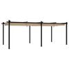 vidaXL Gartenpavillon mit Ausziehbarem Dach Taupe 3x6 m Aluminium