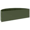 vidaXL Pflanzk&uuml;bel Olive Gr&uuml;n 120 x 60 x 35 cm Stahl