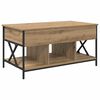 vidaXL Couchtisch Artisan-Eiche 100 x 55 x 48,5 cm Holzwerkstoff