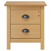 vidaXL Nachttische Hill 2 Stk. 46x35x49,5 cm Massivholz Kiefer