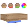 vidaXL Couchtisch Artisan-Eiche 85 x 55 x 31 cm Holzwerkstoff