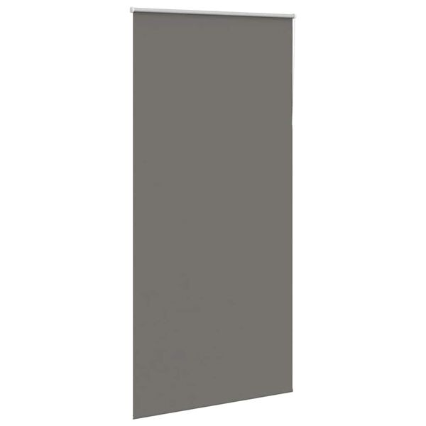 vidaXL Verdunkelungsrollo Grau 105x230cm Stoffbreite 100,7cm Polyester