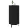 vidaXL Sideboard Schwarz 34,5x34x90 cm Holzwerkstoff
