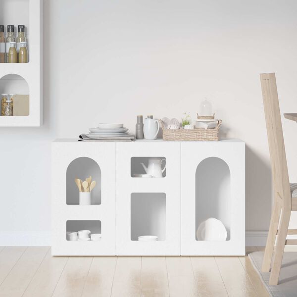 vidaXL Sideboard Wei&szlig; 100 x 35 x 59 cm Holzwerkstoff