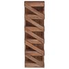 vidaXL Regal Braun 24 x 14 x 80 cm Massives Mahagoni Holz
