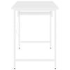 vidaXL Computertisch Wei&szlig; 105x55x72 cm MDF und Metall