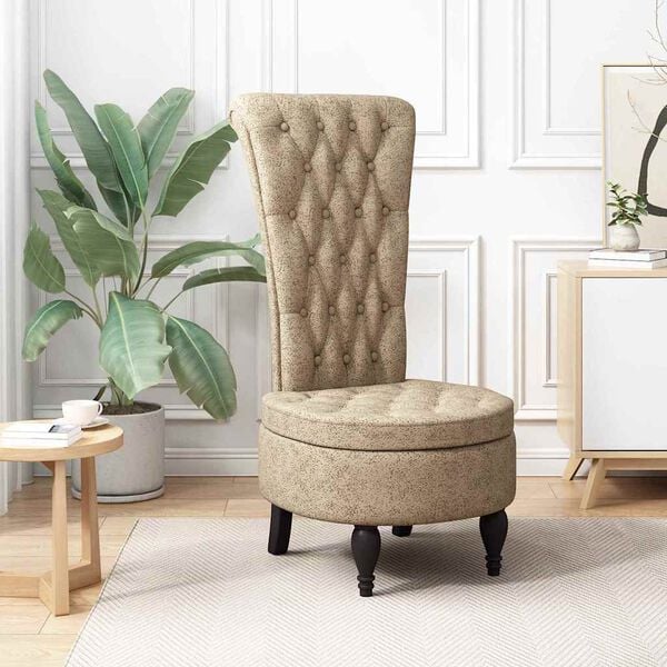 vidaXL Schlafsessel Hellgrau 56,5 x 70 x 110 cm Kunstwildleder