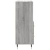 vidaXL Sideboard Grau Sonoma 34,5x34x90 cm Holzwerkstoff