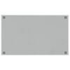 vidaXL Magnettafel Wandmontage Wei&szlig; 100x60 cm Hartglas