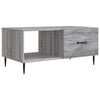 vidaXL Couchtisch Graues Sonoma 90 x 50 x 40 cm Holzwerkstoff