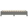 vidaXL Boxspringbettgestell Dunkelgrau 90x200 cm Stoff
