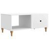 vidaXL Couchtisch Wei&szlig; 90 x 50 x 40 cm Holzwerkstoff