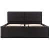 vidaXL Stauraumbett Hydraulisch Schwarz Kunstleder 120&times;200 cm