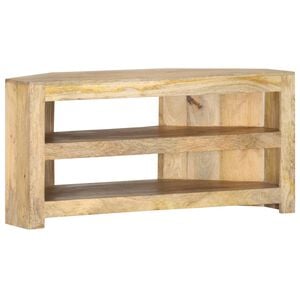 vidaXL TV-Eckschrank 90 x 45 x 45 cm Massivholz Mango